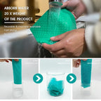 10Pcs Reusable Cellulose Sponge Cloth Colorful Square Ultra Absorbent Dish Towels Durable Swedish Dishcloths Kitchen