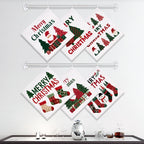 6PCS Swedish Dishcloths Kitchen Dish Towels Absorbent Dish Rags Soft Non-woven Cloths For Washing Dishes Cleaning Christmas Gift